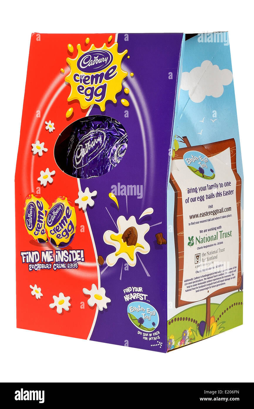 Easter Egg crème Banque D'Images