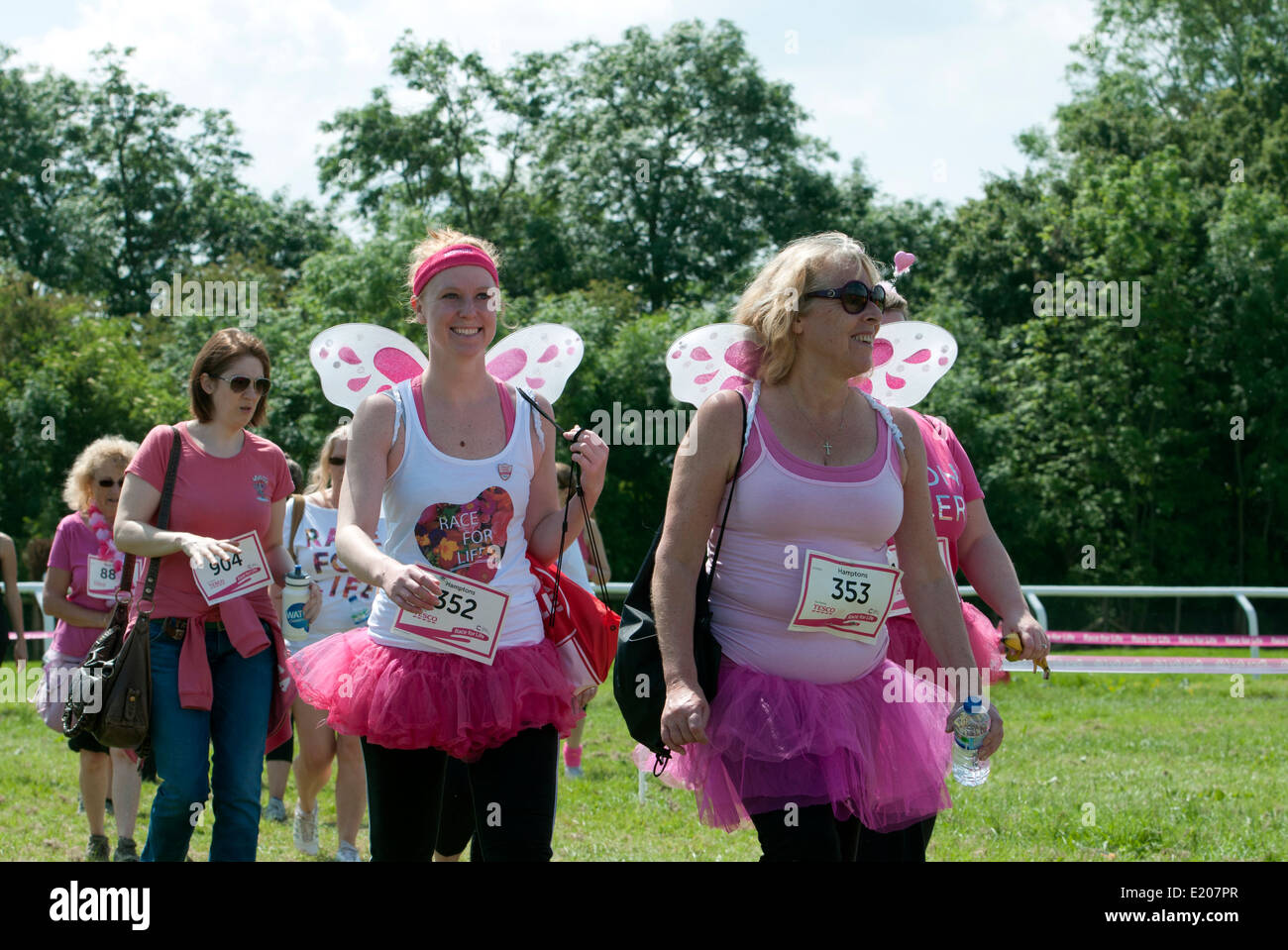 La race pour la vie, le Cancer Research UK Charity Event Banque D'Images