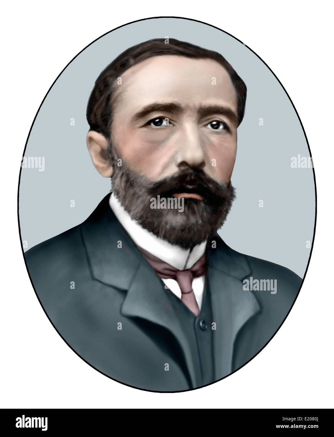 Joseph Conrad, 1857 ; 1924 ; romancier britannique Illustration Banque D'Images