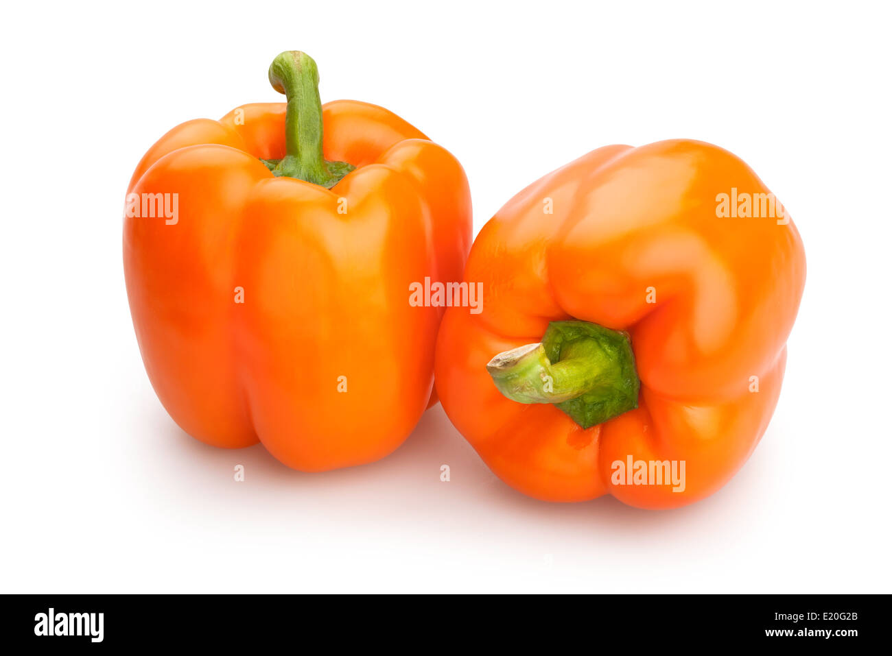Isolé de poivrons Banque D'Images