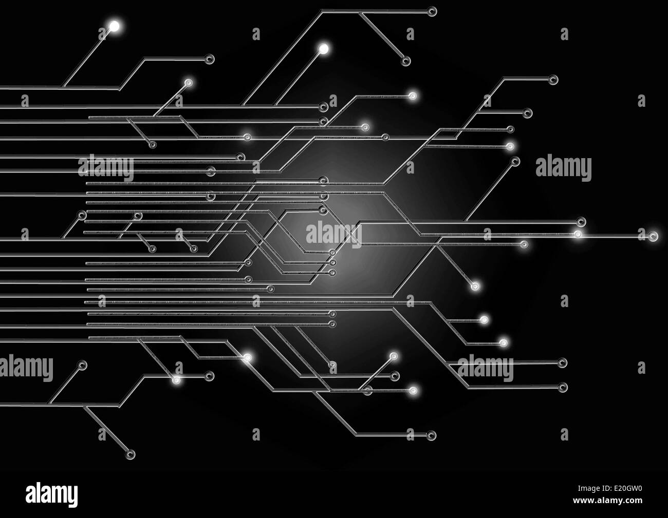 Carte de circuit imprimé Banque D'Images