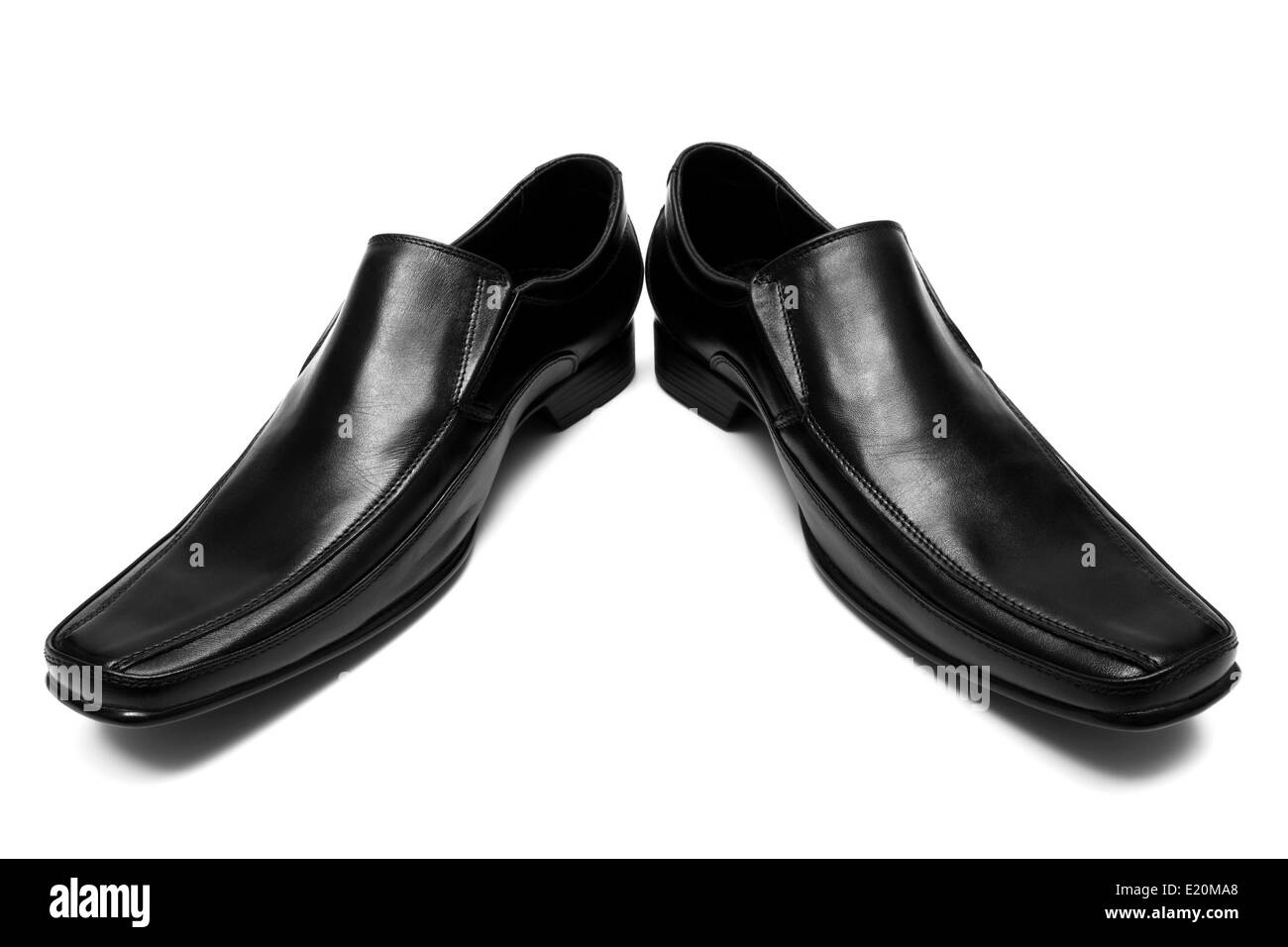 Chaussures basses noirs Banque D'Images