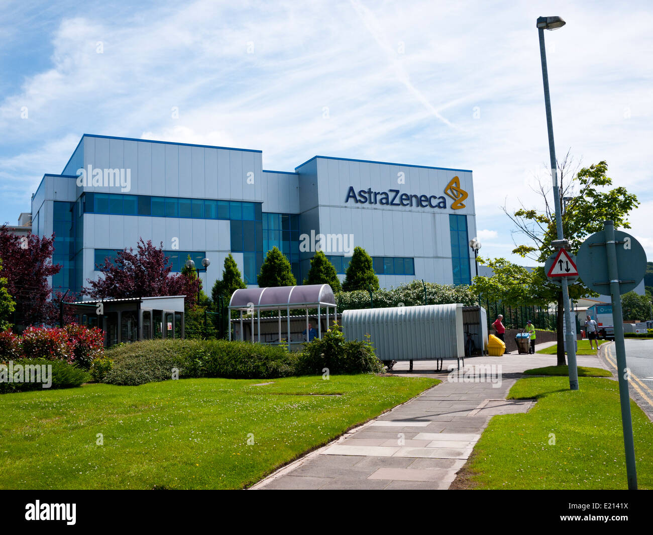 Campus de recherche d'AstraZeneca, Macclesfield, Cheshire, Angleterre, Royaume-Uni. Banque D'Images