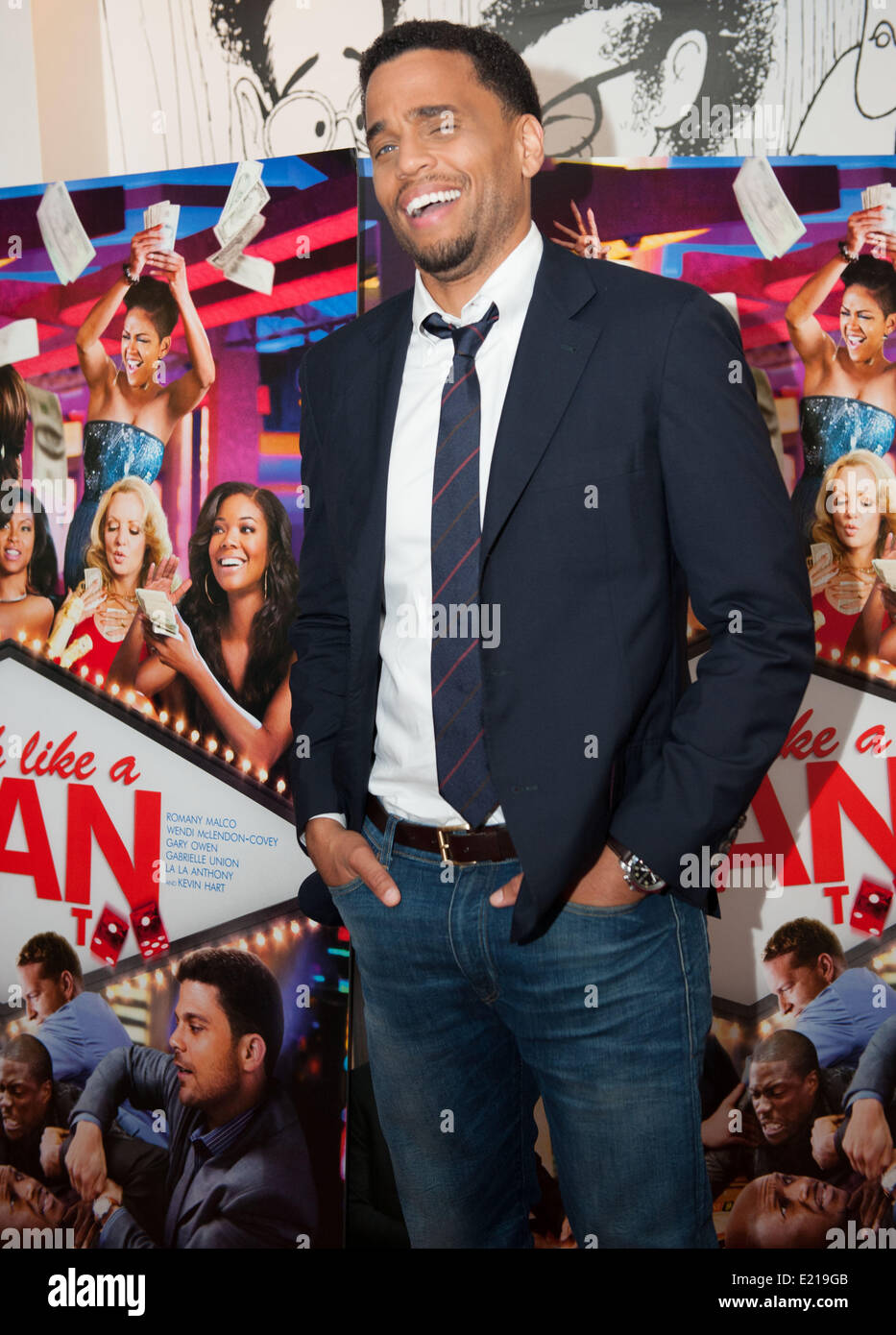 Philadelphie, Pennsylvanie, USA. 12 Juin, 2014. MICHAEL EALY, assiste à la première du film de 'Pensez comme un homme trop' qui a eu lieu à l'île historique de crédit Théâtre : Ricky Fitchett/ZUMAPRESS.com/Alamy Live News Banque D'Images