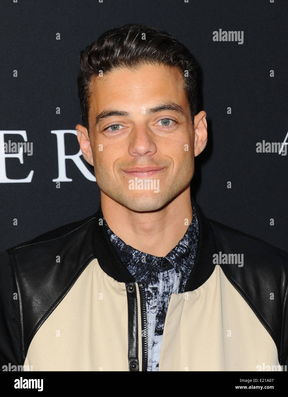 Los Angeles, Californie, USA. 12 Juin, 2014. Rami Malek participant à la Los Angeles Première de ''The Rover'' qui a eu lieu au Regency Bruin Theatre à Westwood, Californie le 12 juin 2014. 2014 : Crédit D. Long/Globe Photos/ZUMAPRESS.com/Alamy Live News Banque D'Images