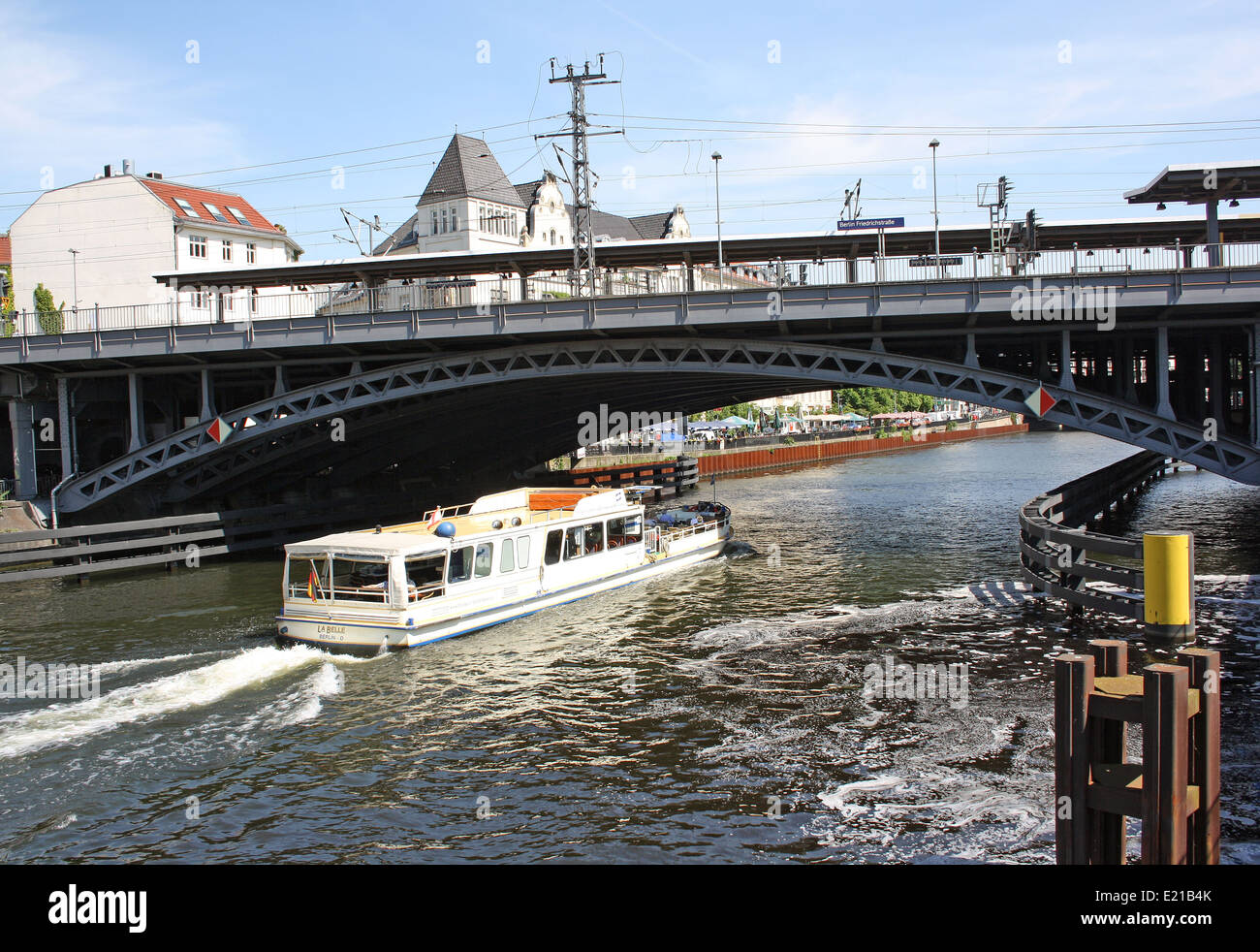 La gare de Friedrichstrasse, Berlin. Banque D'Images