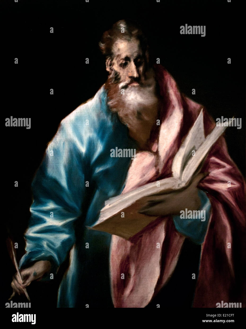 Apôtre Saint Matthieu 1610-14 El Greco Dominikos Theotokopoulos (Crète 1541 Toledo 1614) Grec Espagnol Banque D'Images