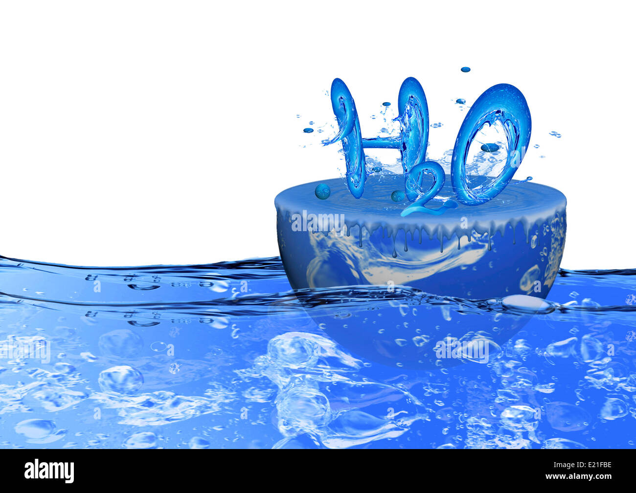 Arrière-plan de l'eau Banque D'Images