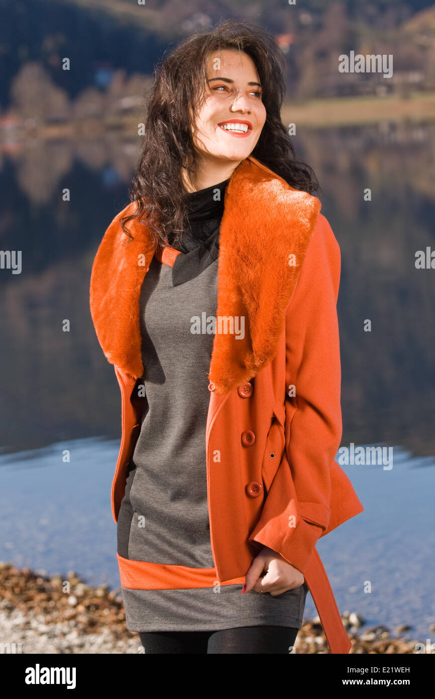 L'automne à la mode au bord du lac Banque D'Images