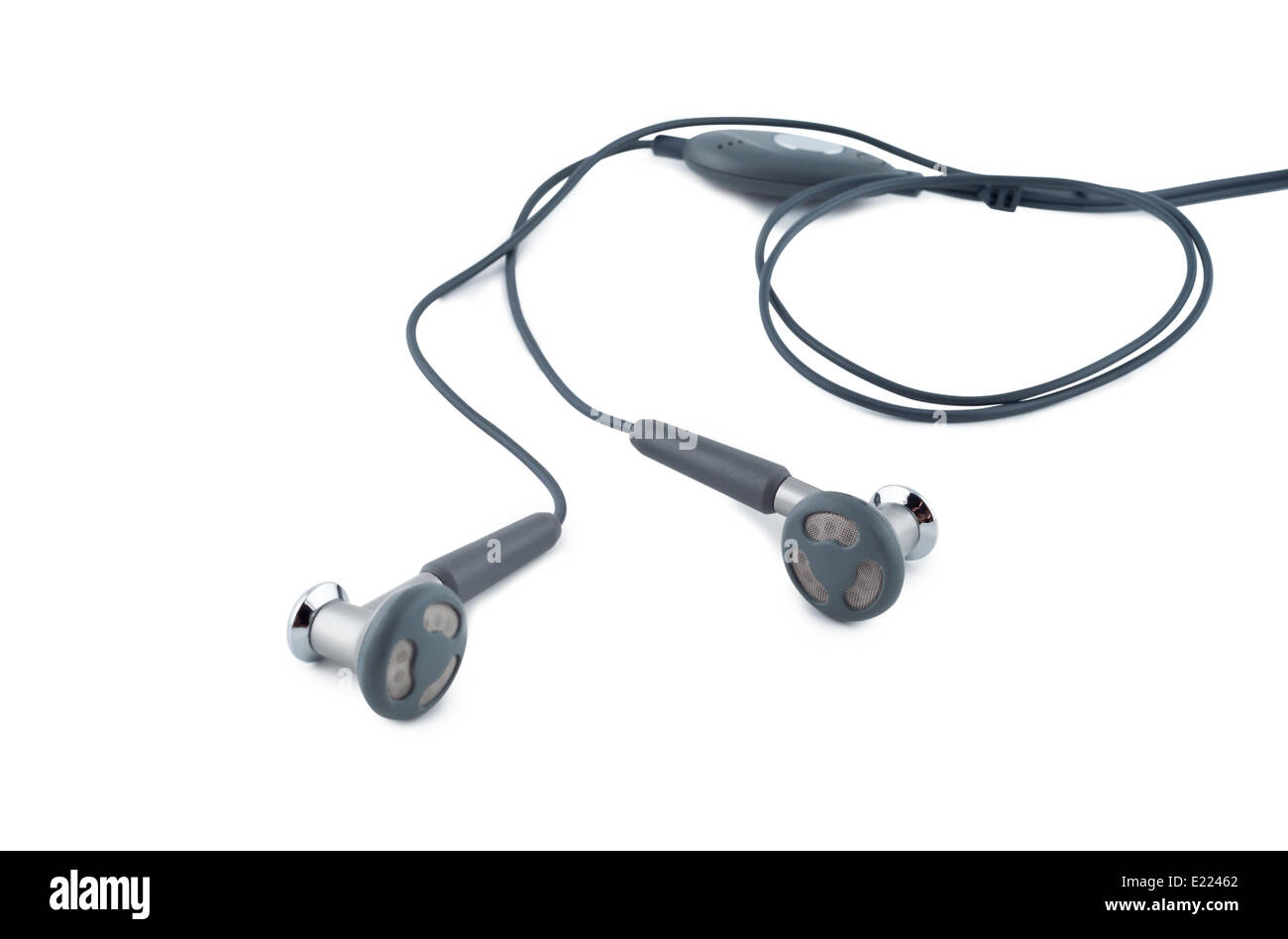 Le casque sur un fond blanc. Banque D'Images