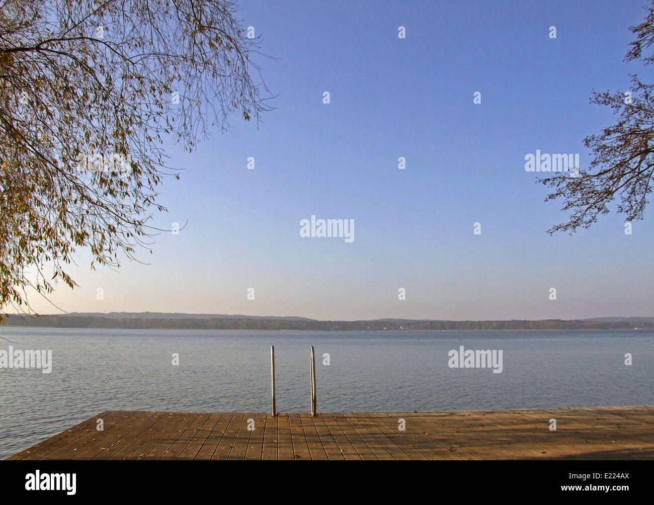 Lac de Scharmützel Allemagne Brandebourg Banque D'Images
