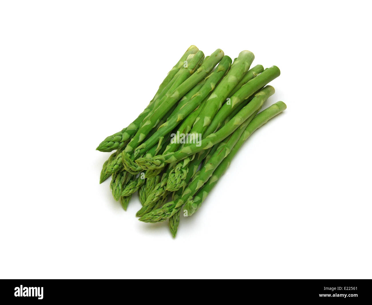 Green asperge (Asparagus officinalis) Banque D'Images