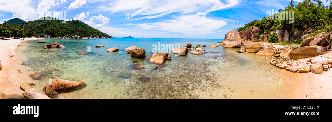 Crystal Bay plage tropicale de Koh Samui, Thaïlande Banque D'Images