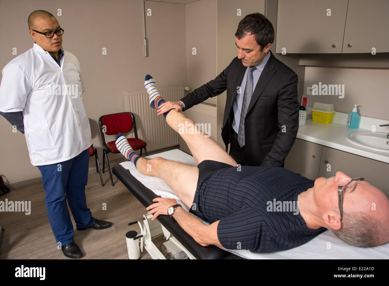 Consultation d'Orthopédie Banque D'Images