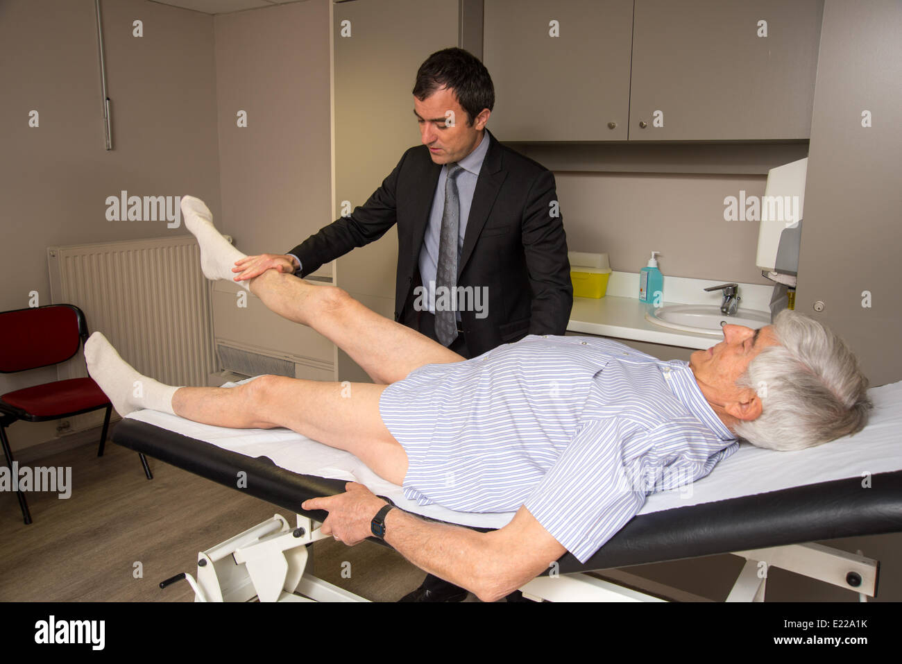 Consultation d'Orthopédie Banque D'Images