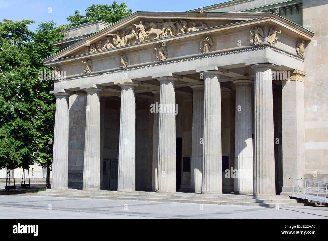 Berlin, Neue Wach, mémorial aux victimes du fascisme. Banque D'Images