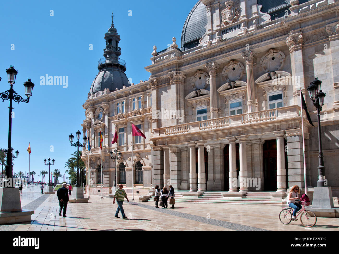 Palacio Consistorial - Hôtel de Ville carthagène espagne espagnol Banque D'Images