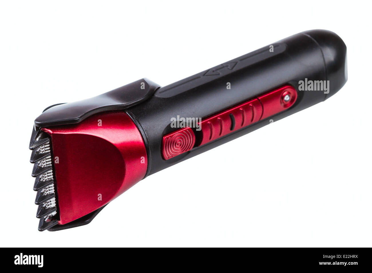 Tondeuse cheveux isolé sur fond blanc Banque D'Images