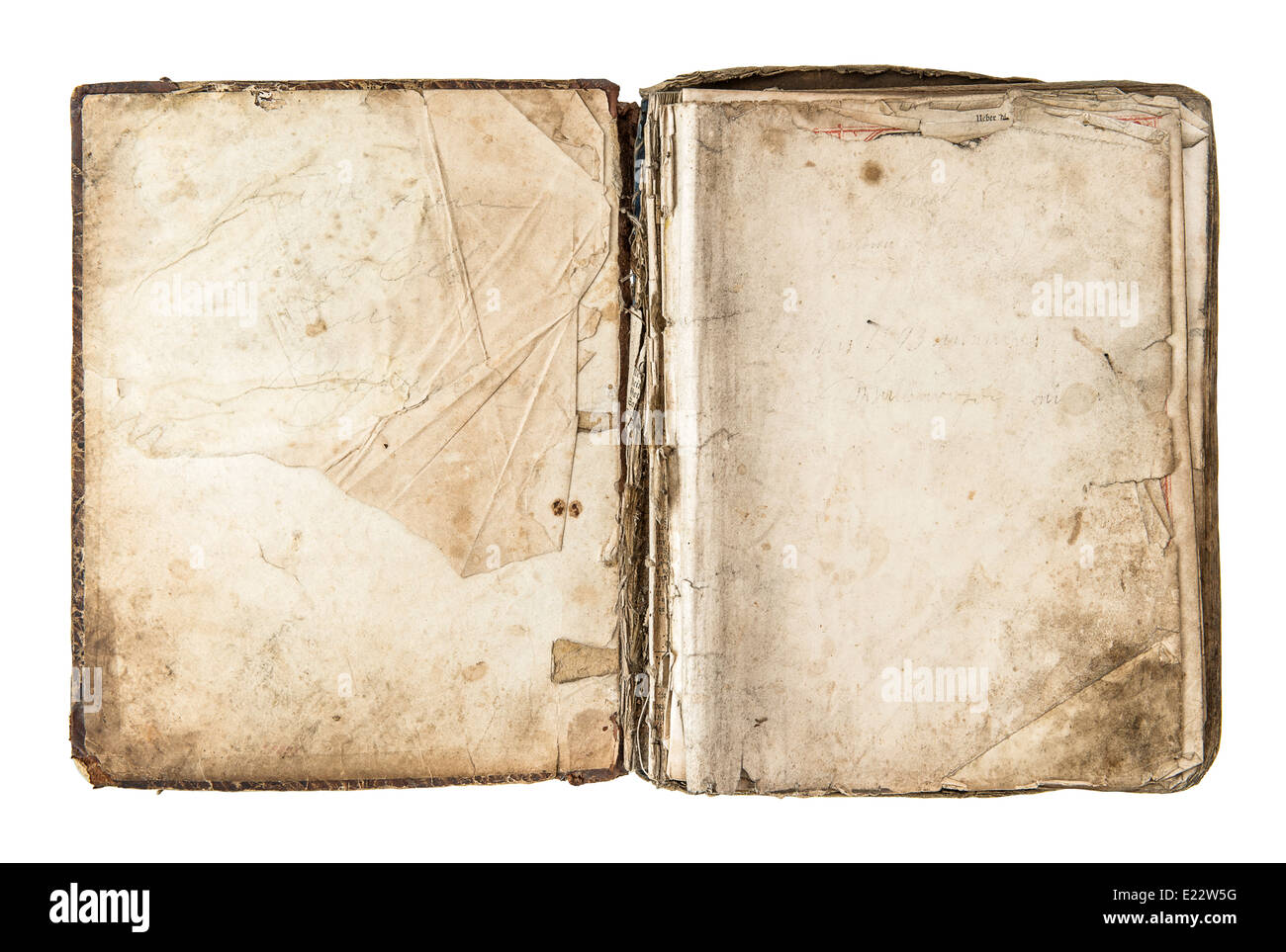 Comment Décoller Page De Garde Sur Vieux Livres Page de garde jaune Banque d'images détourées - Alamy