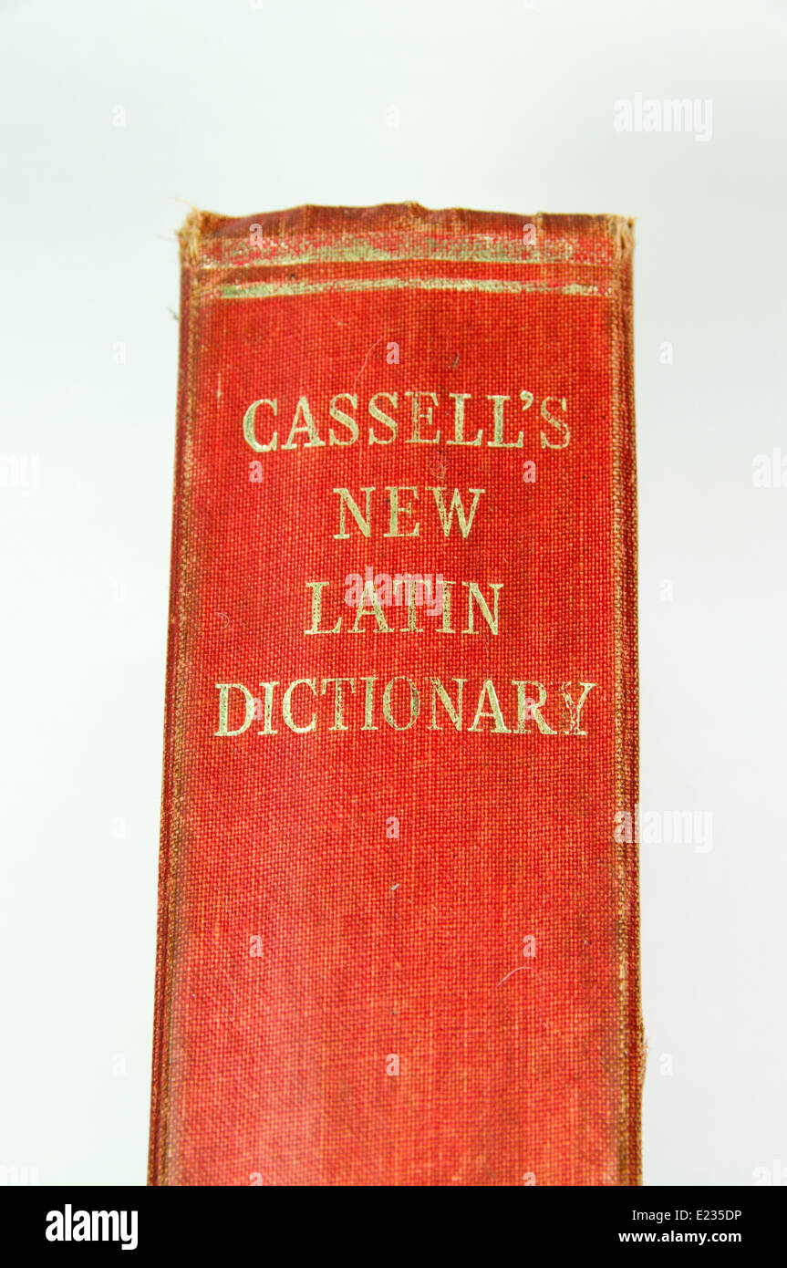 Dictionnaire latin Banque D'Images