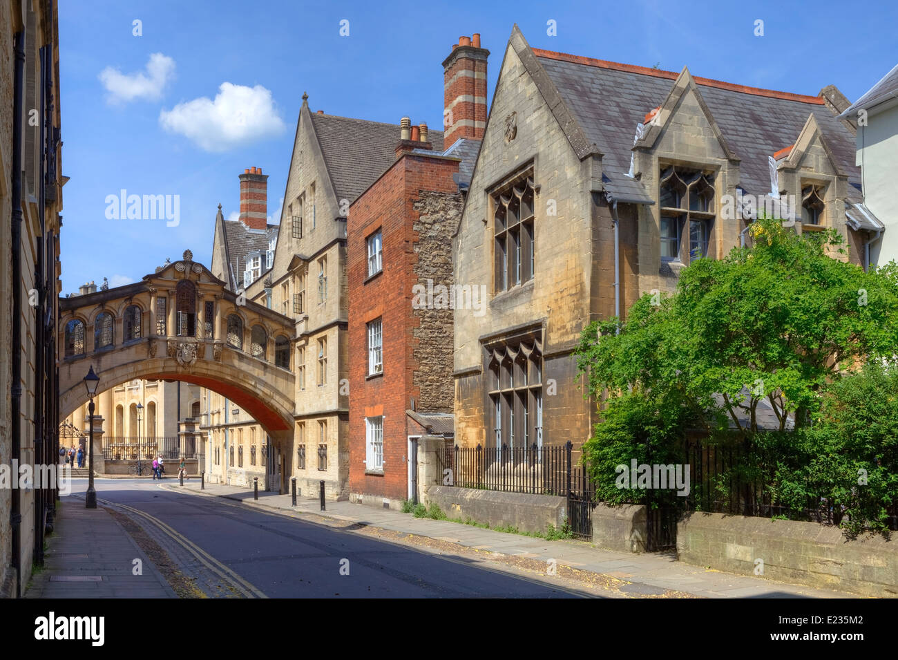 Pont des Soupirs, Oxford, Oxfordshire, Angleterre, Royaume-Uni Banque D'Images