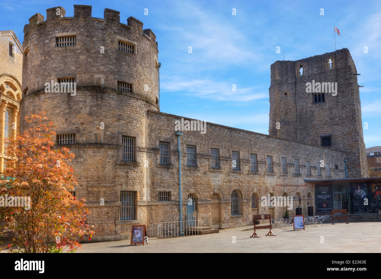 Château d'Oxford, Oxford, Oxfordshire, Angleterre, Royaume-Uni Banque D'Images