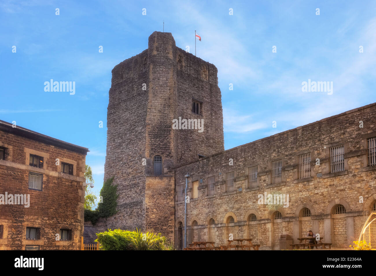 Château d'Oxford, Oxford, Oxfordshire, Angleterre, Royaume-Uni Banque D'Images