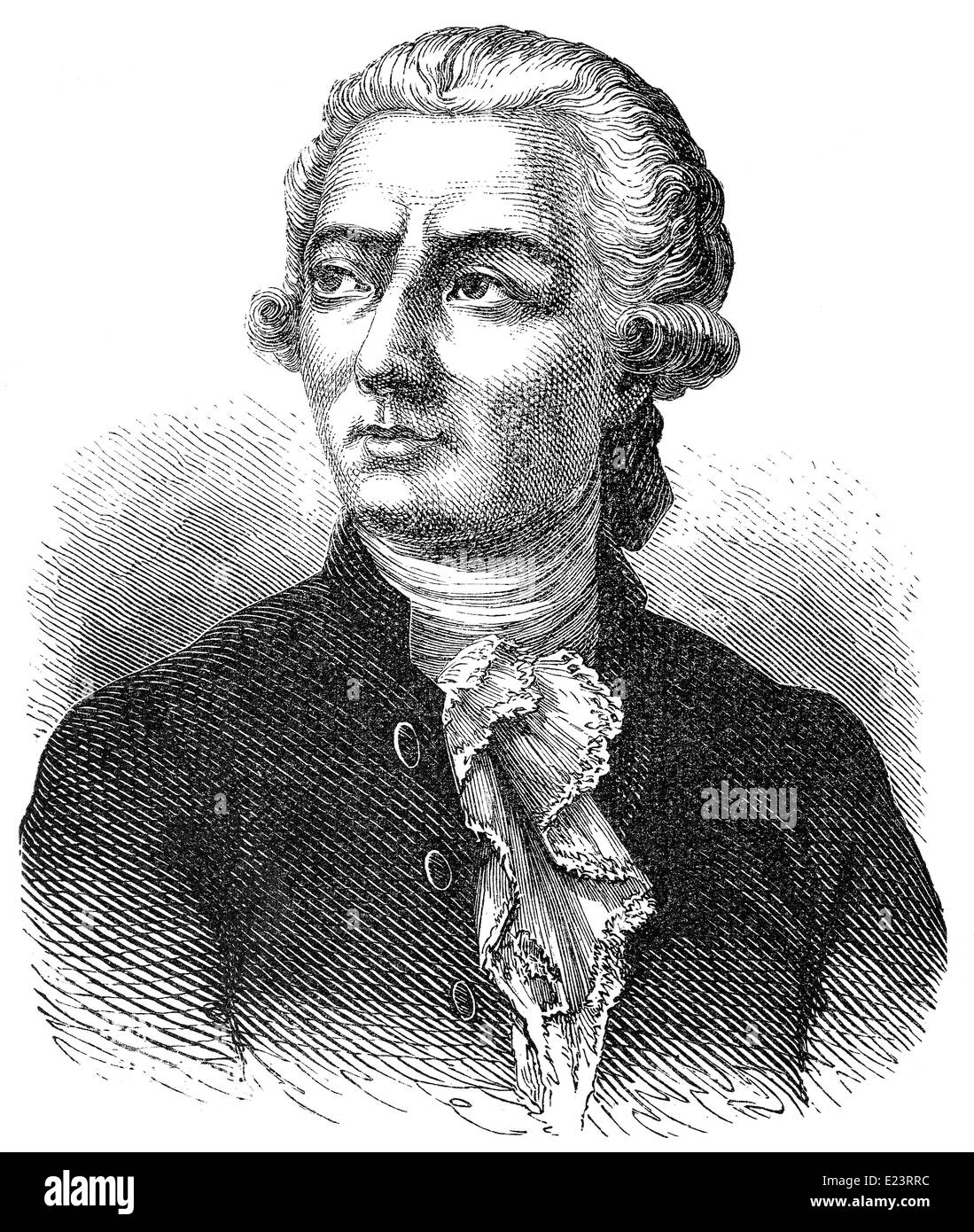 Antoine-Laurent de Lavoisier, 1743 - 1794, un aristocrate français et chimiste, Banque D'Images