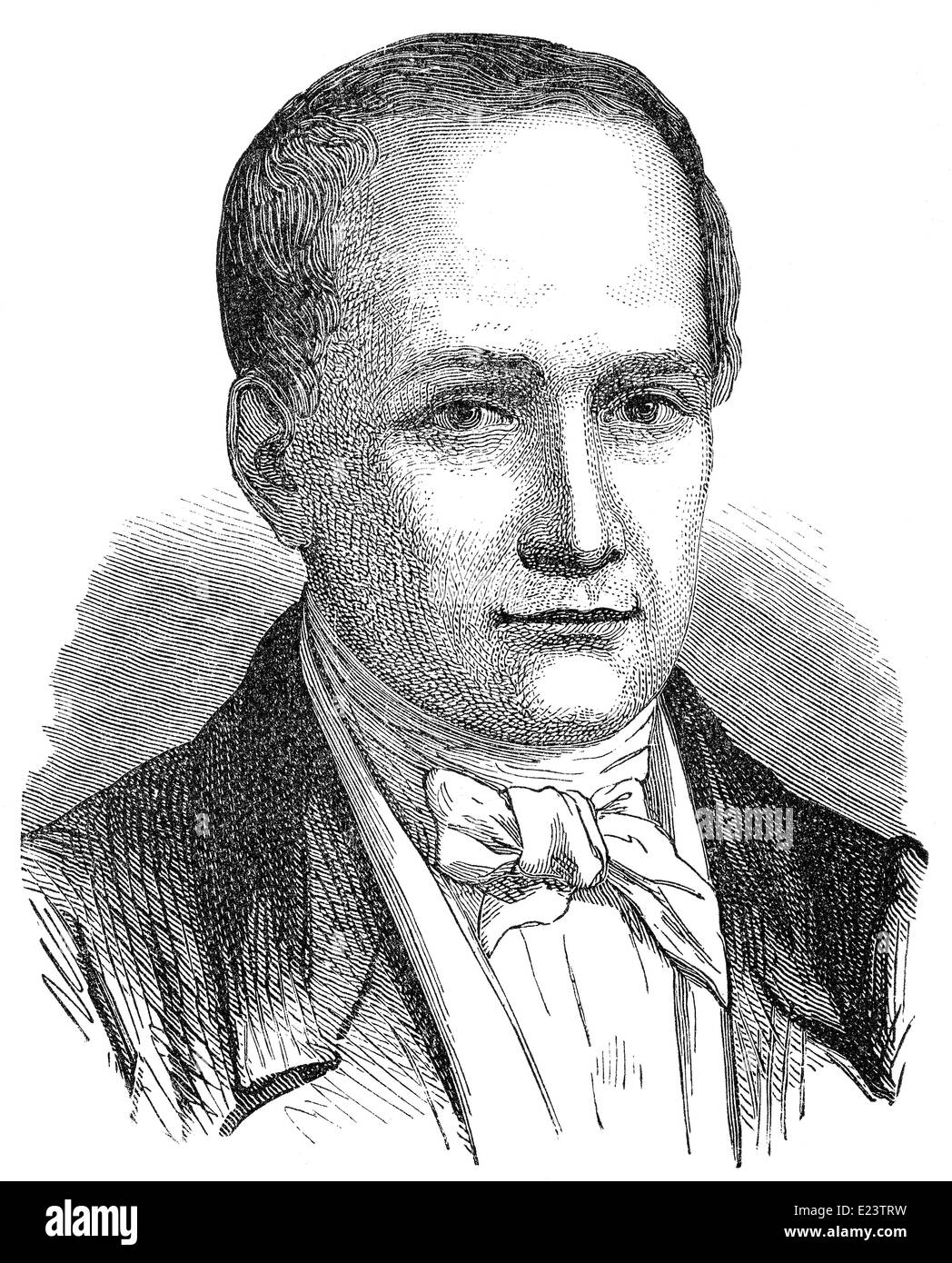 Nicéphore Niépce, ou Joseph 1765 - 1833, l'inventeur français d'héliographie Banque D'Images