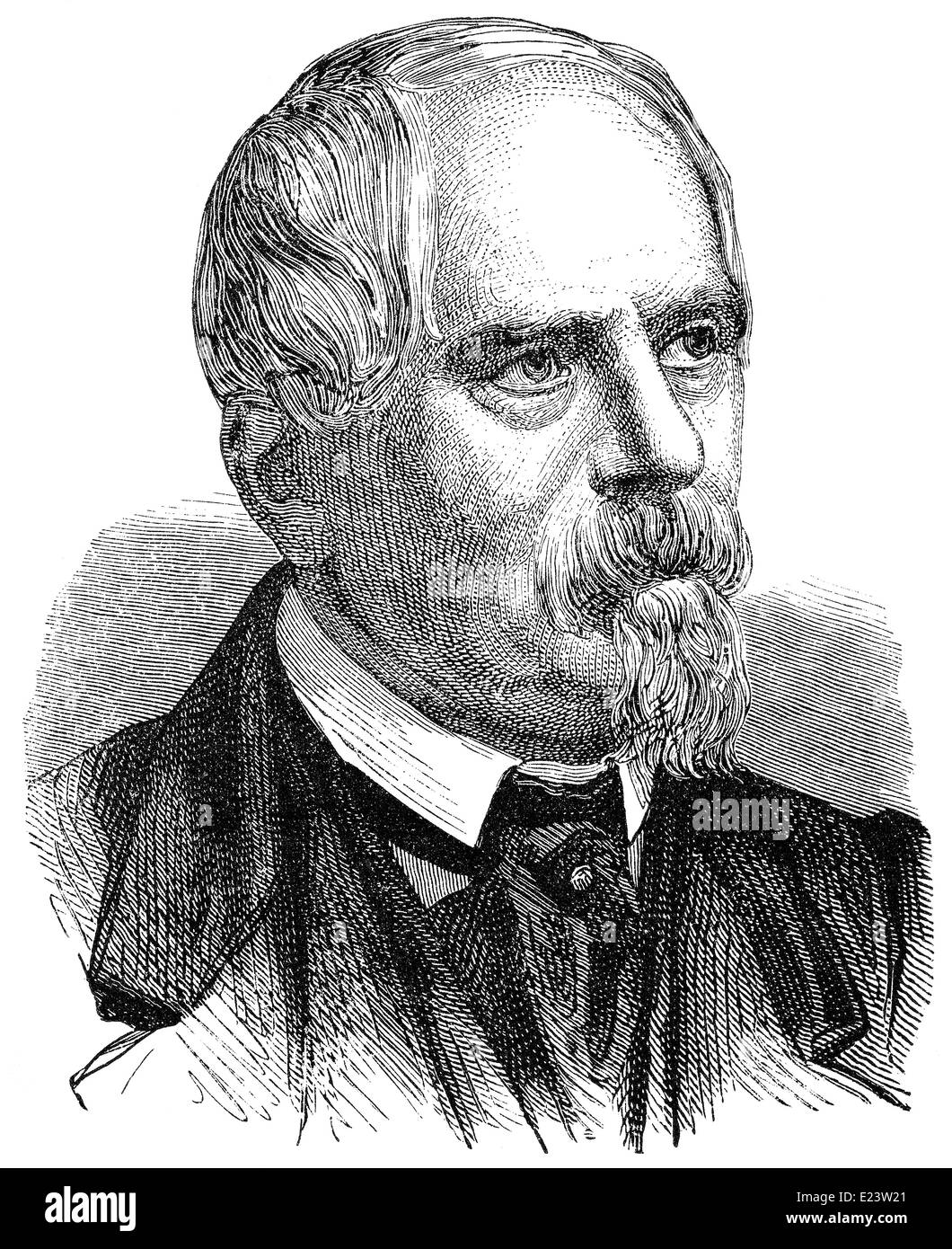 Claude Félix Abel Niépce de Saint-Victor, 1805 - 1870, un Français, inventeur photographique Banque D'Images