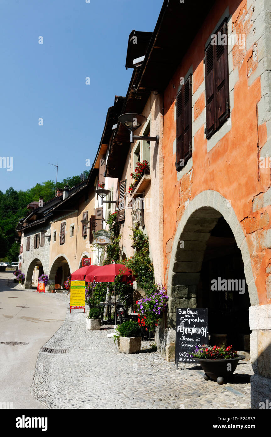 Le village d'Alby sur Chéran, près d'Annecy en France, Haute Savoie Banque D'Images