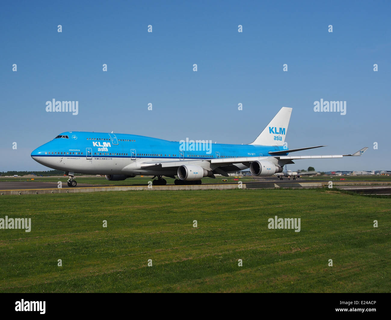 PH-KLM Boeing 747-400 MPV Asie roulage à Schiphol (AMS - EHAM), aux Pays-Bas, 18mai2014, pic-3 Banque D'Images