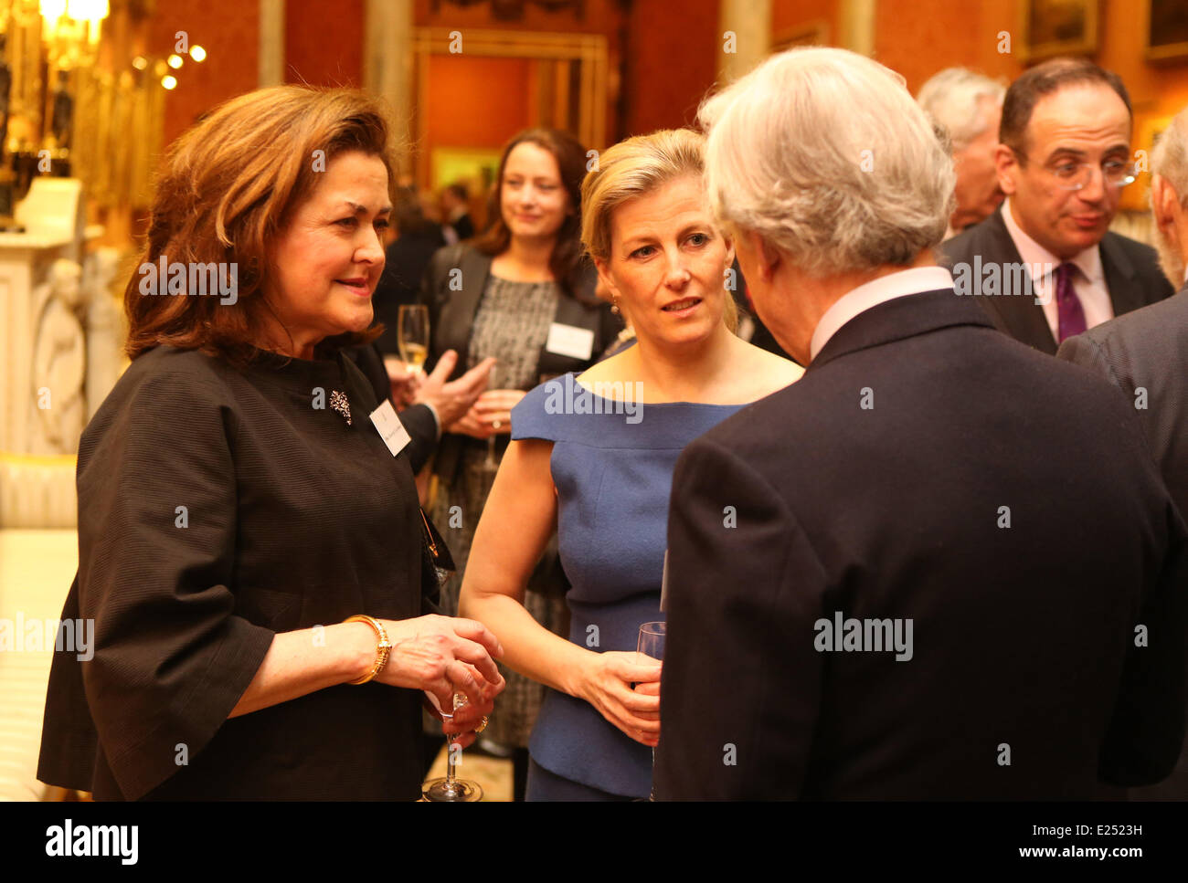 La Comtesse de Wessex assiste à une réception pour les députés et de députés européens à Buckingham Palace comprend : la comtesse de Wessex Où : London, Royaume-Uni Quand : 05 Mars 2013 Banque D'Images