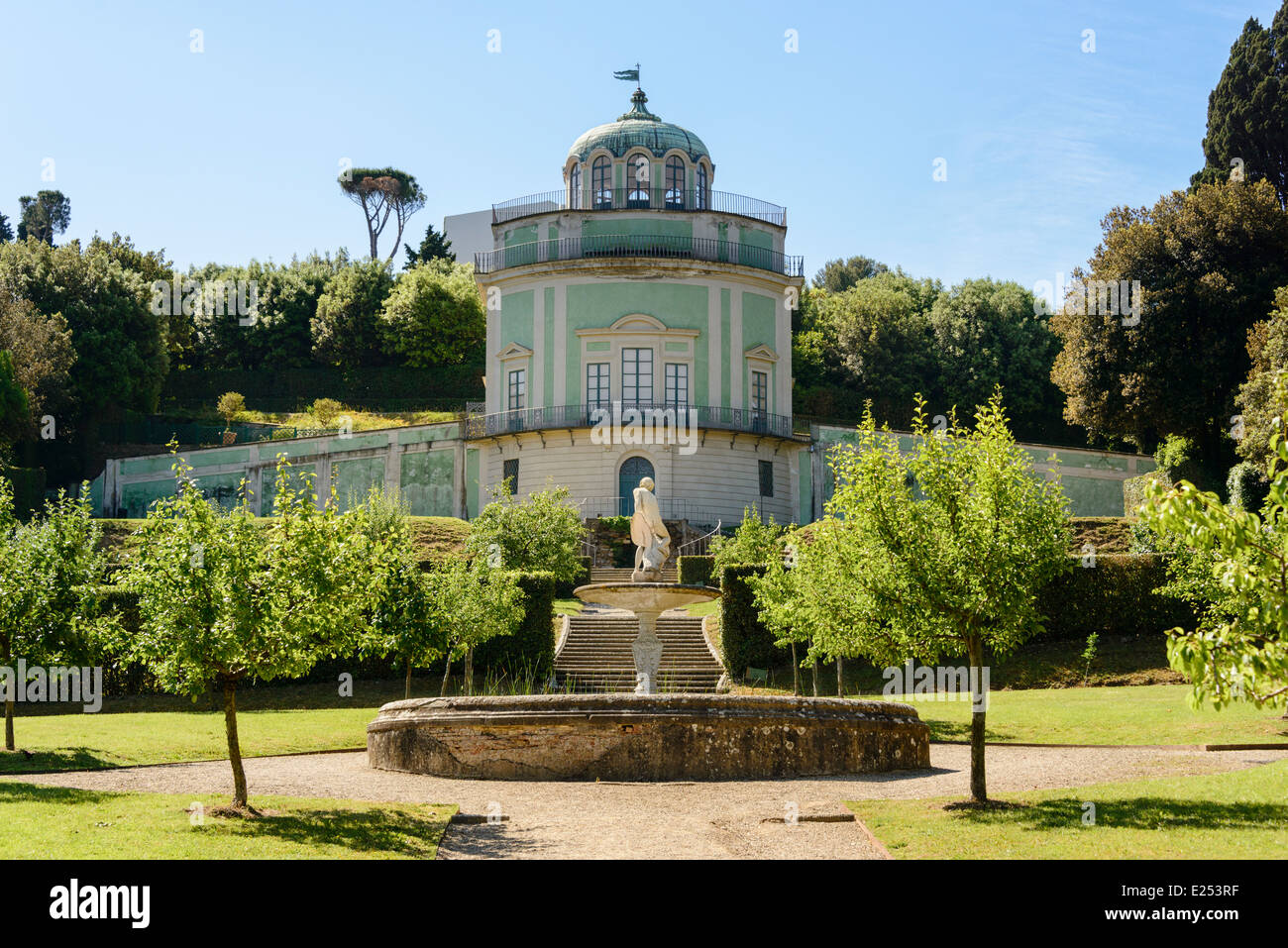 Dans les jardins de Boboli Kaffeehaus Banque D'Images