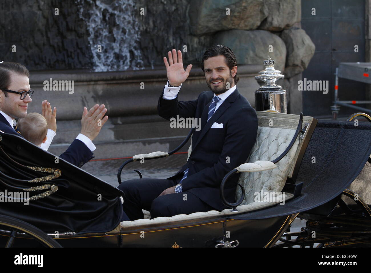 La famille royale Suédoise de célébrer la Journée nationale de la Suède au Palais Royal comprend : le prince Carl Philip de Suède où : Stockholm, Suède Quand : 06 Juin 2013 Banque D'Images