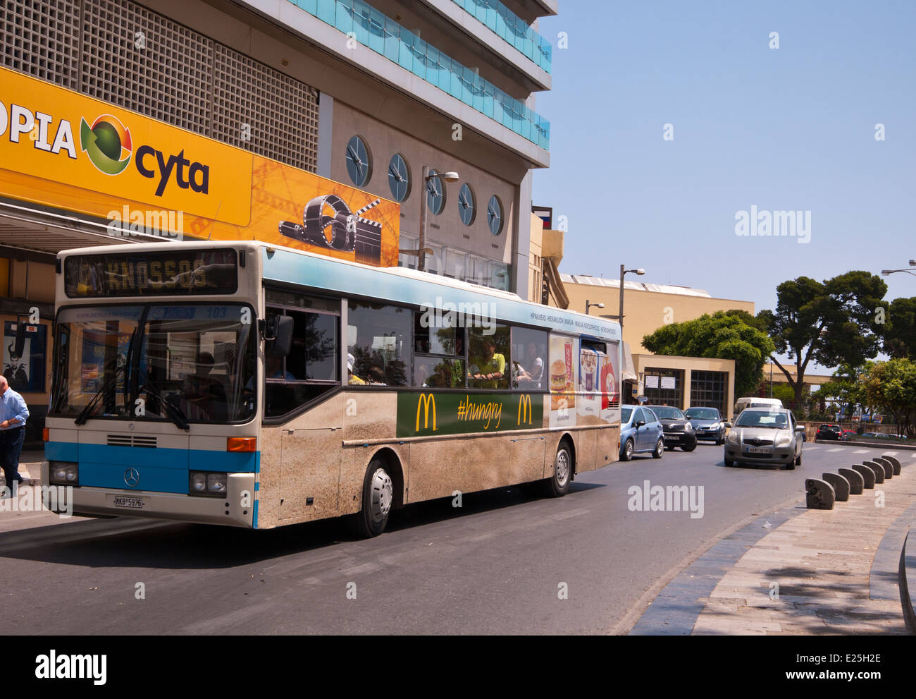 Crete Il Buses Rapt Group Transports en commun bus Banque de photographies et d’images à haute ...