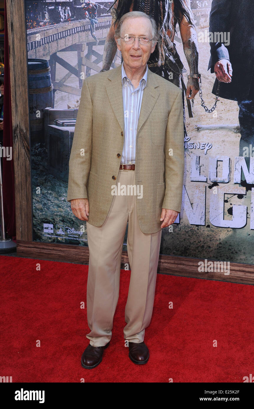 La première mondiale de Disney/Jerry Bruckheimer Films" "The Lone Ranger" à Disney California Adventure Park - Arrivées avec : BERNIE KOPELL Où : Anaheim, California, United States Quand : 22 Juin 2013 Banque D'Images