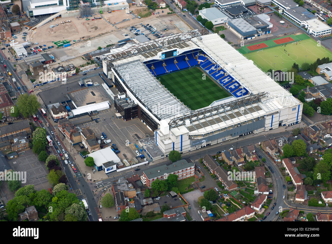 Tottenham Hotspur Football Club Stade de White Hart Lane de Londres. Banque D'Images