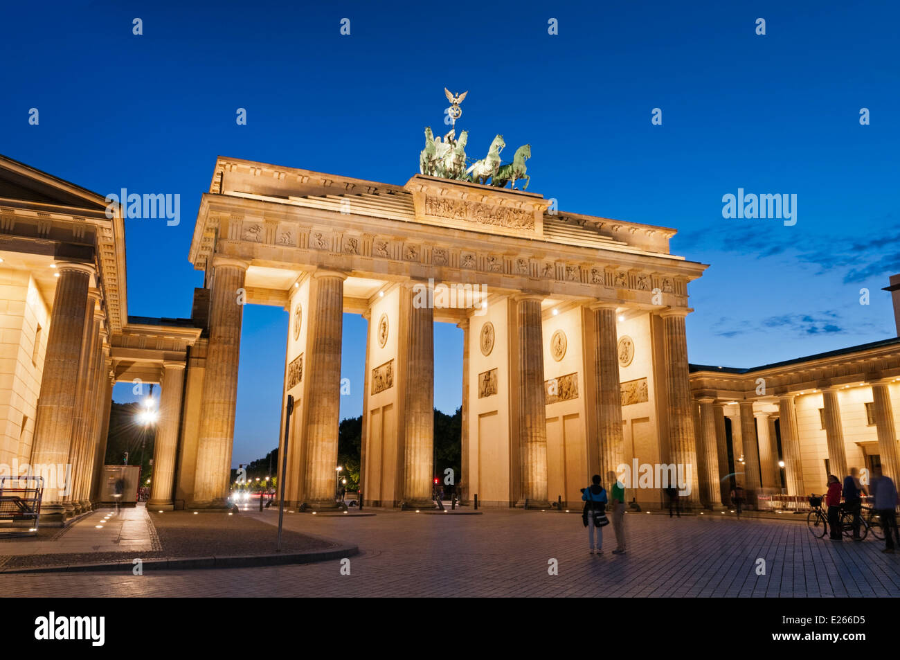 Porte de Brandebourg (Brandenburger Tor Berlin Allemagne Banque D'Images