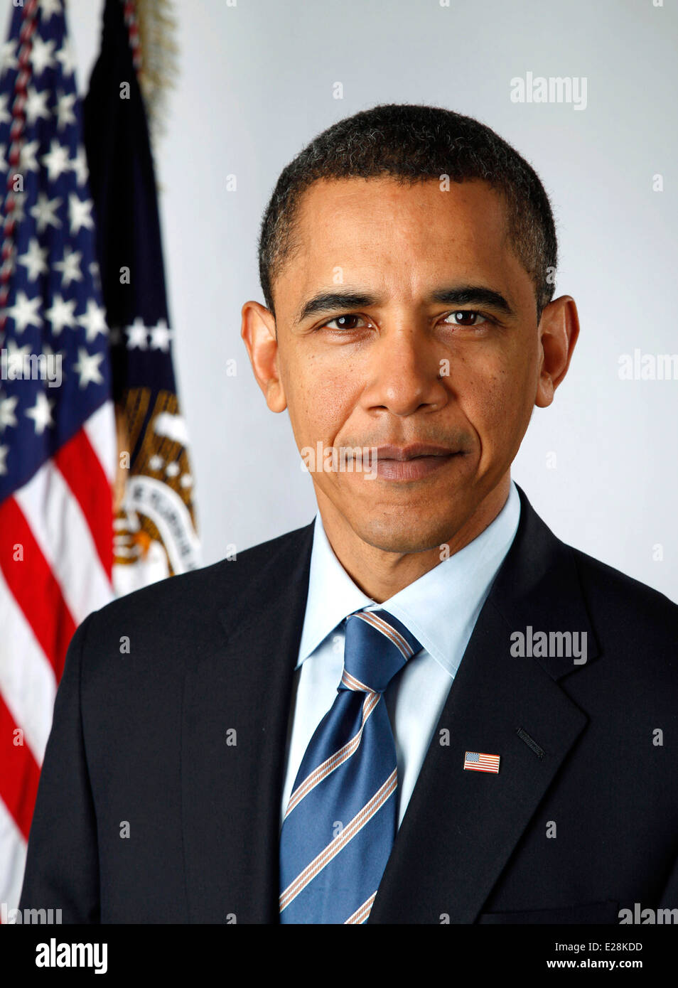 Le président Barack Obama, 44e président des États-Unis Banque D'Images