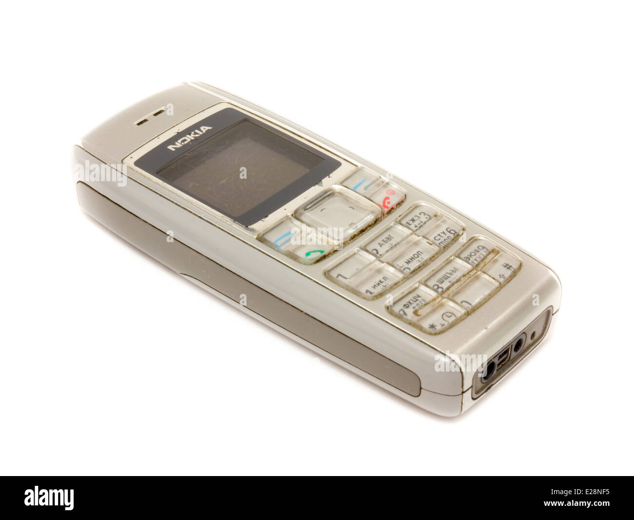 Nokia 1600 sur un fond blanc. Banque D'Images