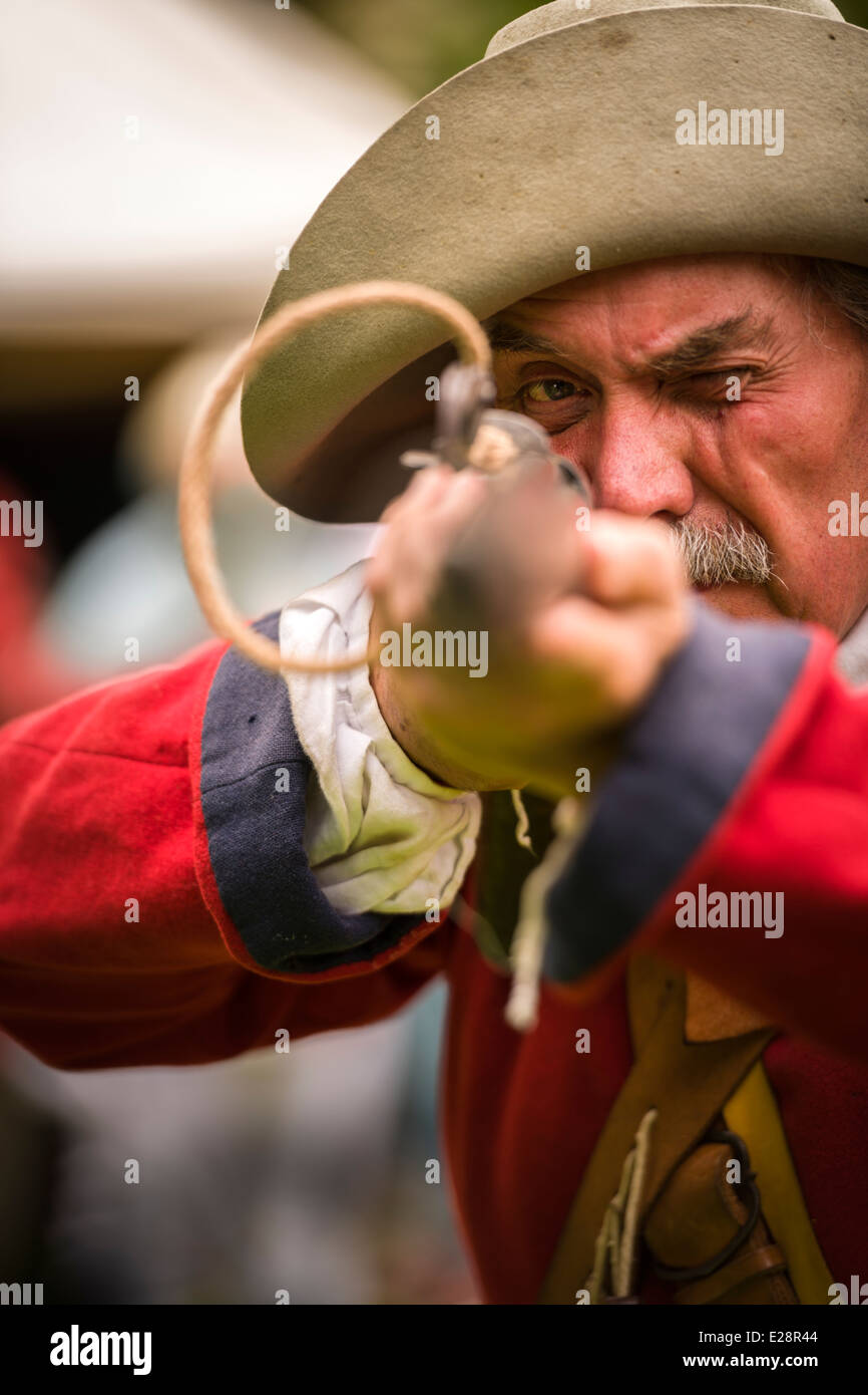Guerre civile anglaise - Re-enactment Banque D'Images