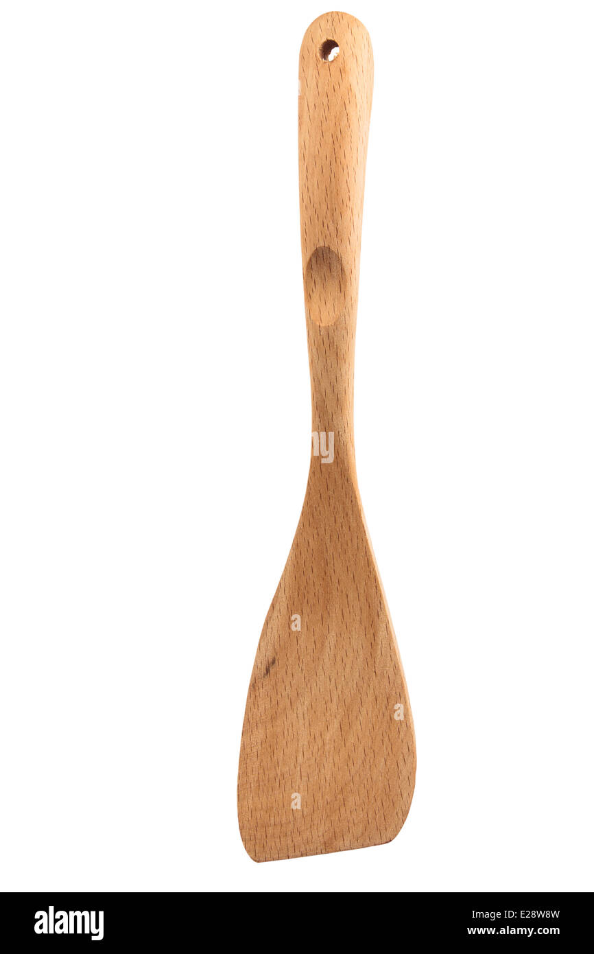 Cuisine en bois avec chemin de travail Banque D'Images