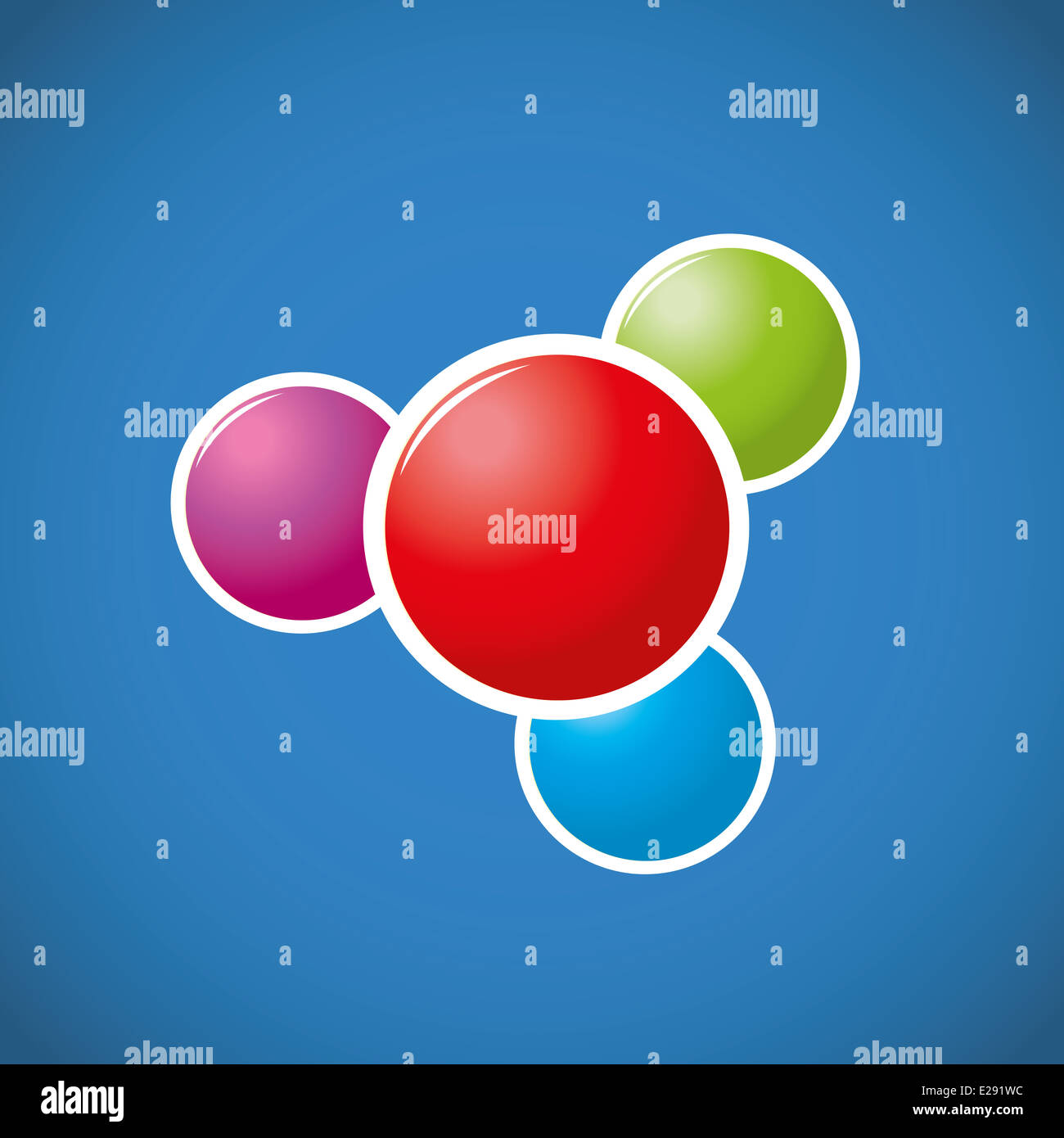 Circle Background Banque D'Images