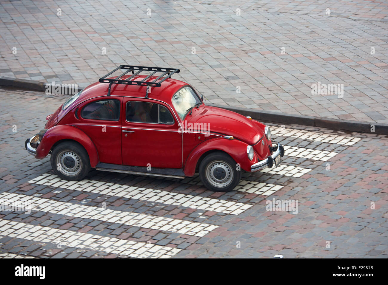 Bug Volkswagen à Cusco, Pérou, Amérique du Sud Banque D'Images