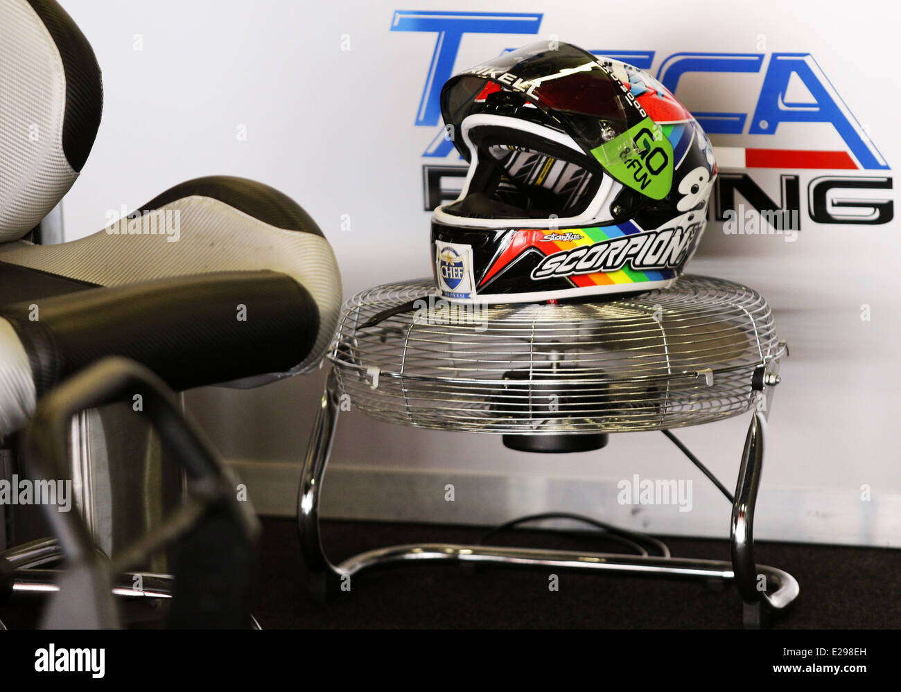 Barcelone, Espagne. 17 Juin, 2014. Barcelone Espagne Jun -17. tests tenue à Barcelona-Catalunya circuit, le 17 juin 2014 Photo : Joan Valls/Urbanandsport Nurphoto / © Joan Valls/NurPhoto ZUMAPRESS.com/Alamy/Live News Banque D'Images