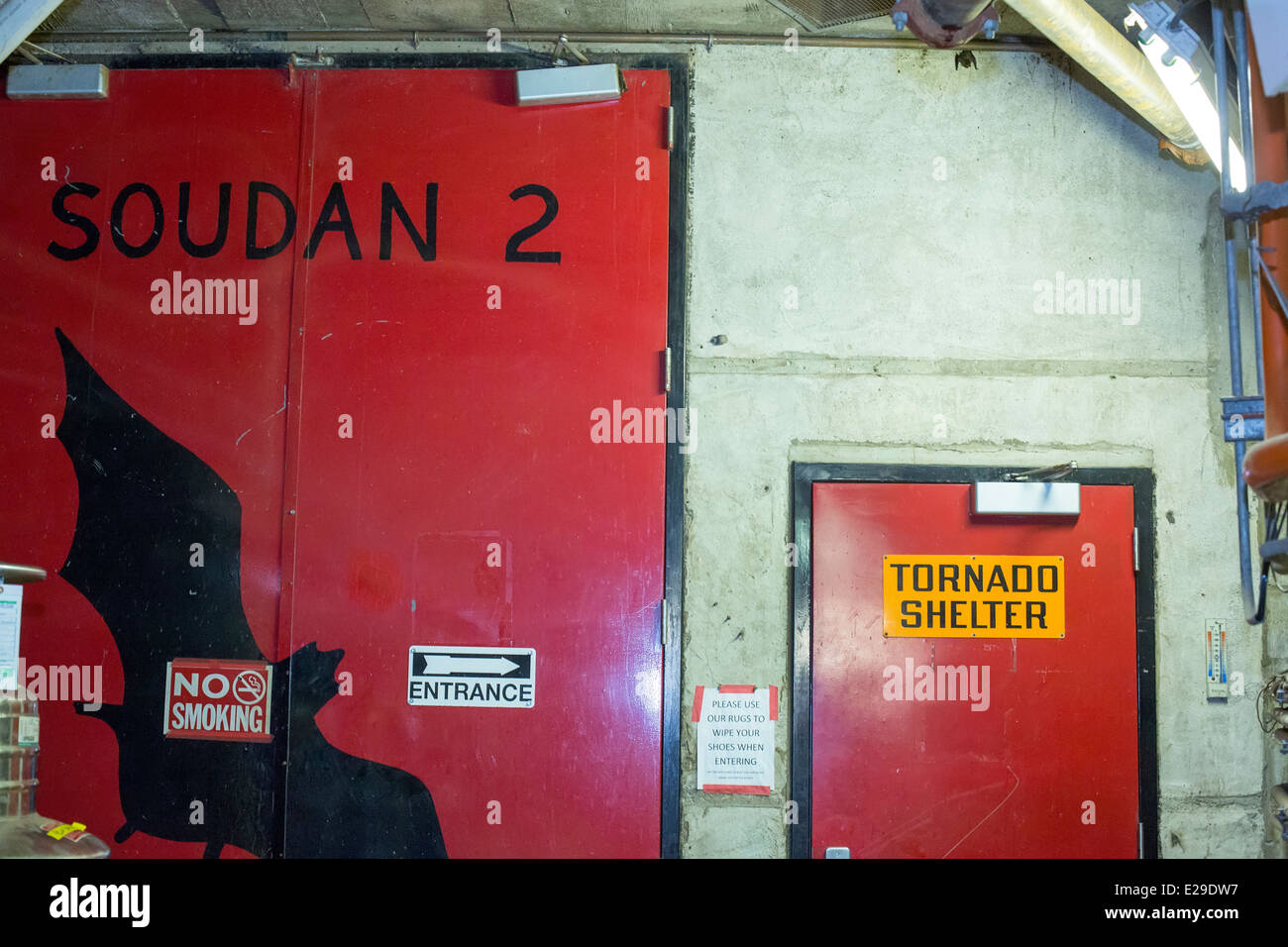 À l'abri des tornades Soudan laboratoire souterrain Banque D'Images