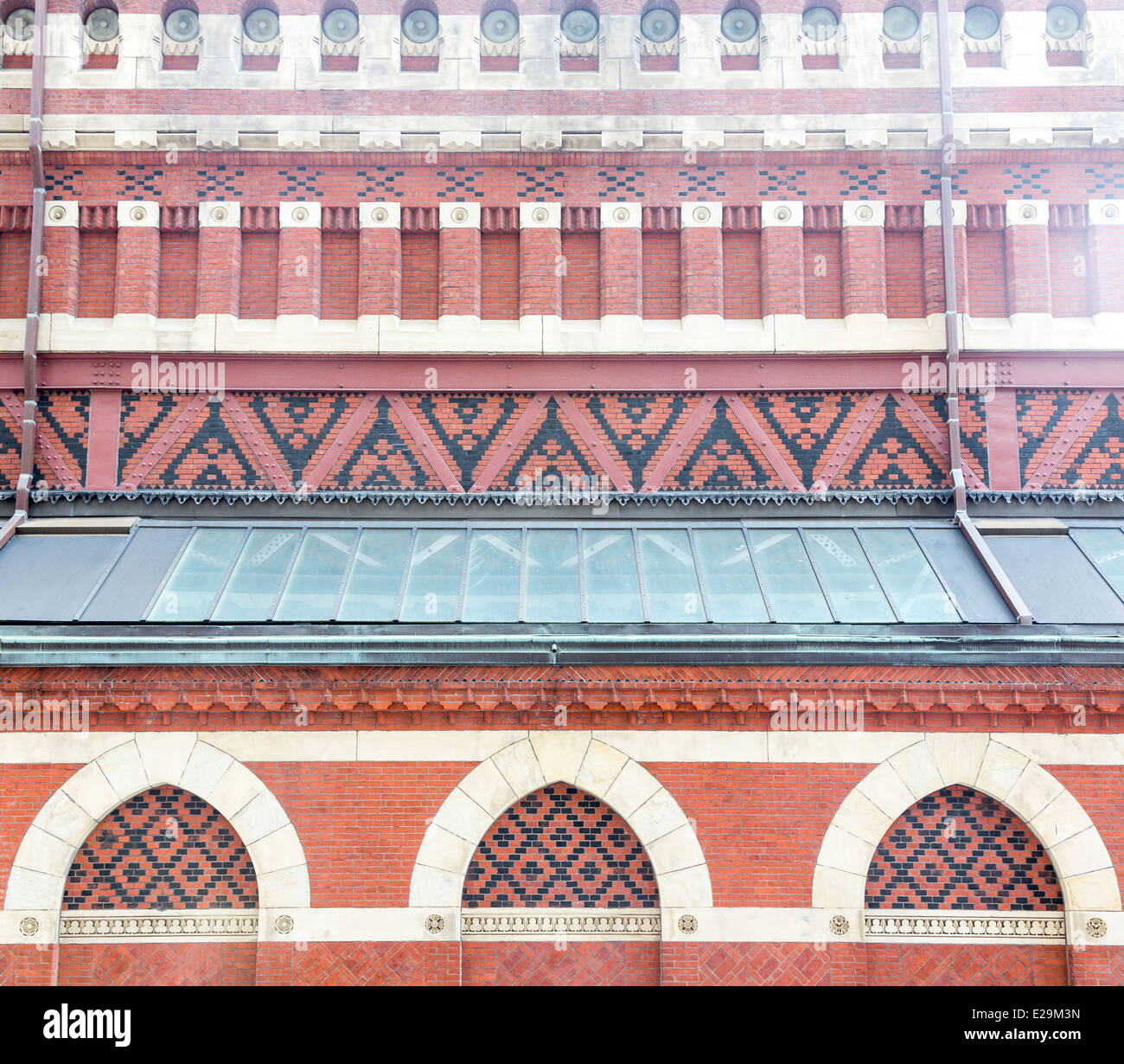 Détail de la décoration, la Pennsylvania Academy of the Fine Arts, Philadelphia, Pennsylvania, USA Banque D'Images