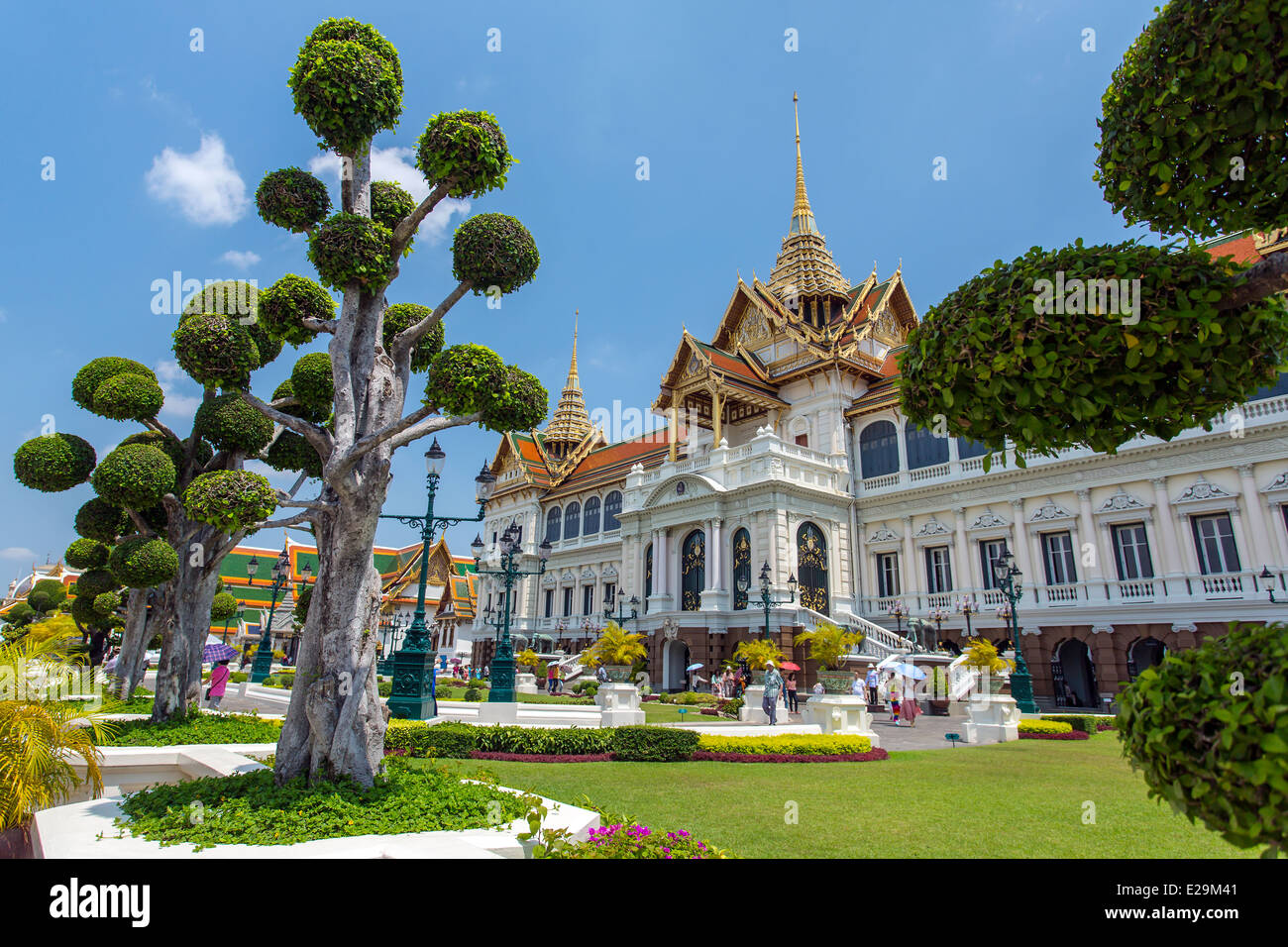 Grand Palais à Bangkok, Thaïlande Banque D'Images