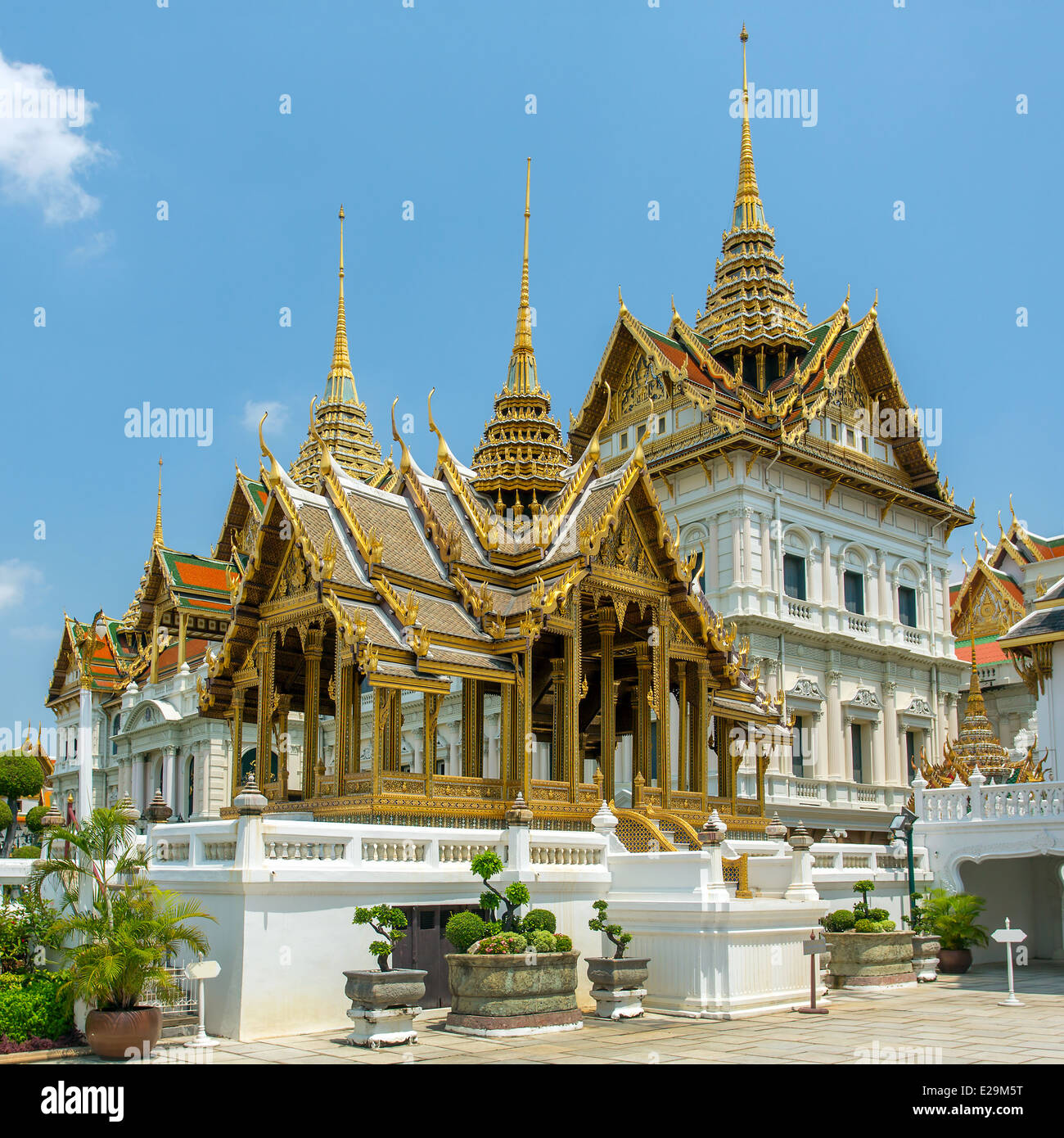 Grand Palais à Bangkok, Thaïlande Banque D'Images